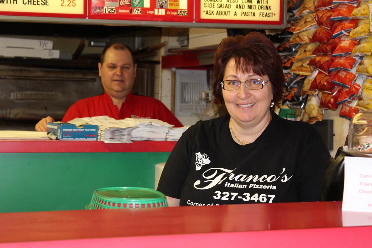 Owners of Franco's Pizzeria